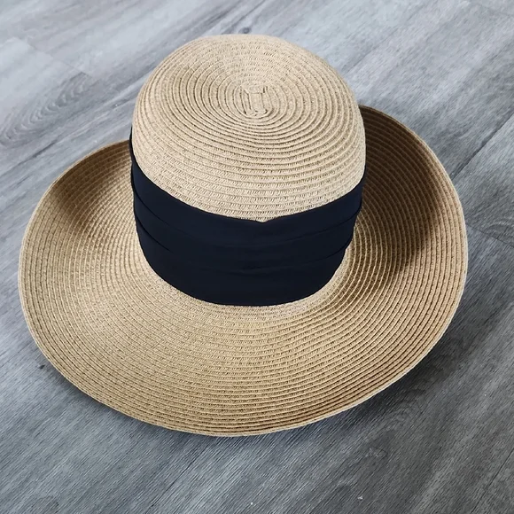 Scala | Accessories | Scala Natural Woven Hat | Poshmark display picture 1